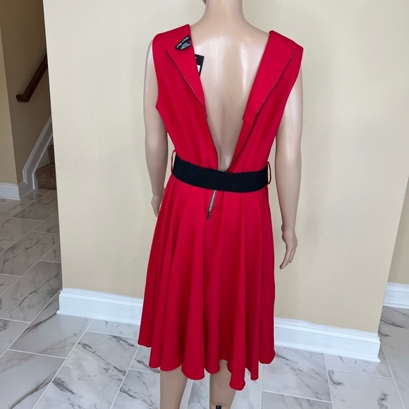 𝅺City chic belted dress - Picture 6 of 13